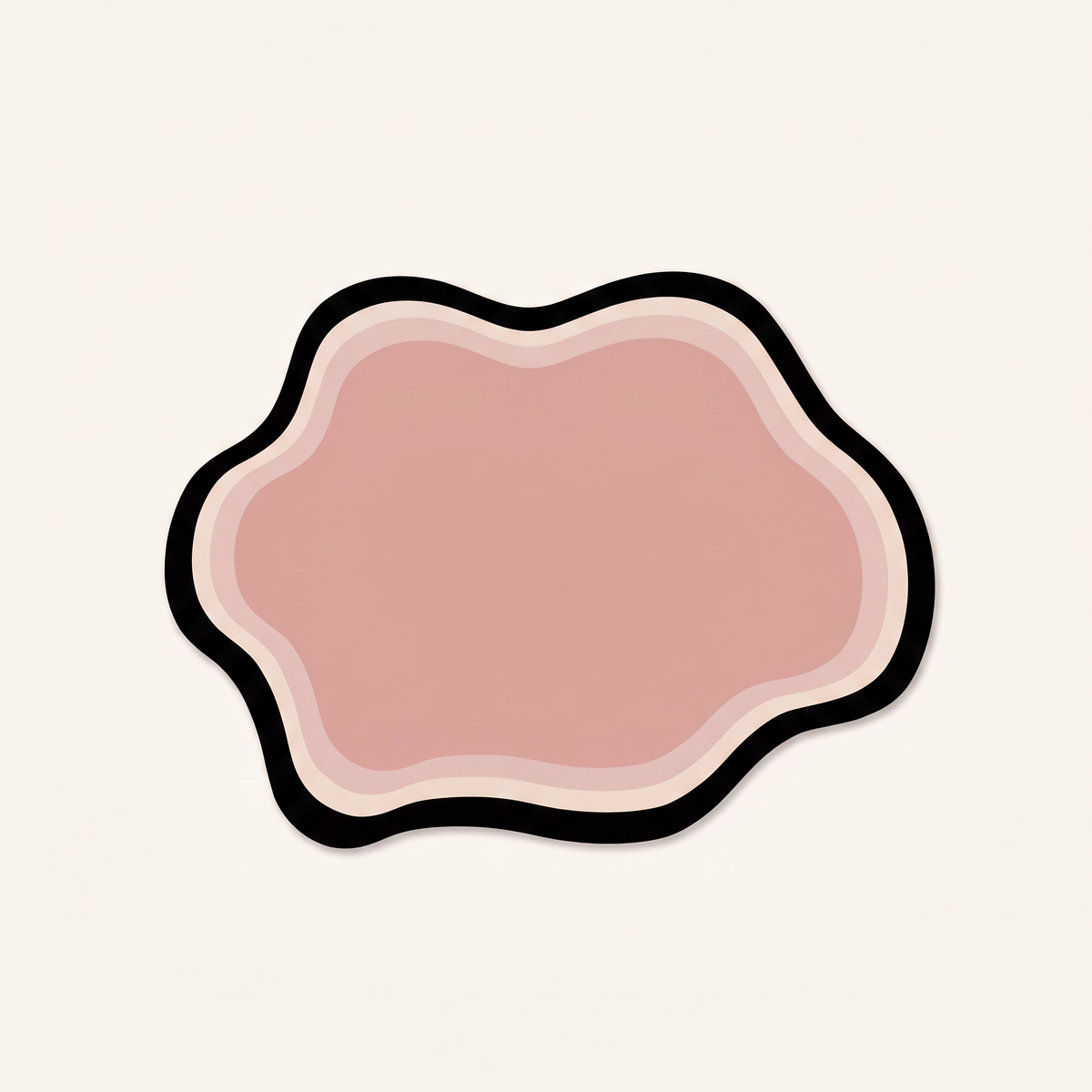 Tapis absorbant pour gamelle de chat, coloris rose